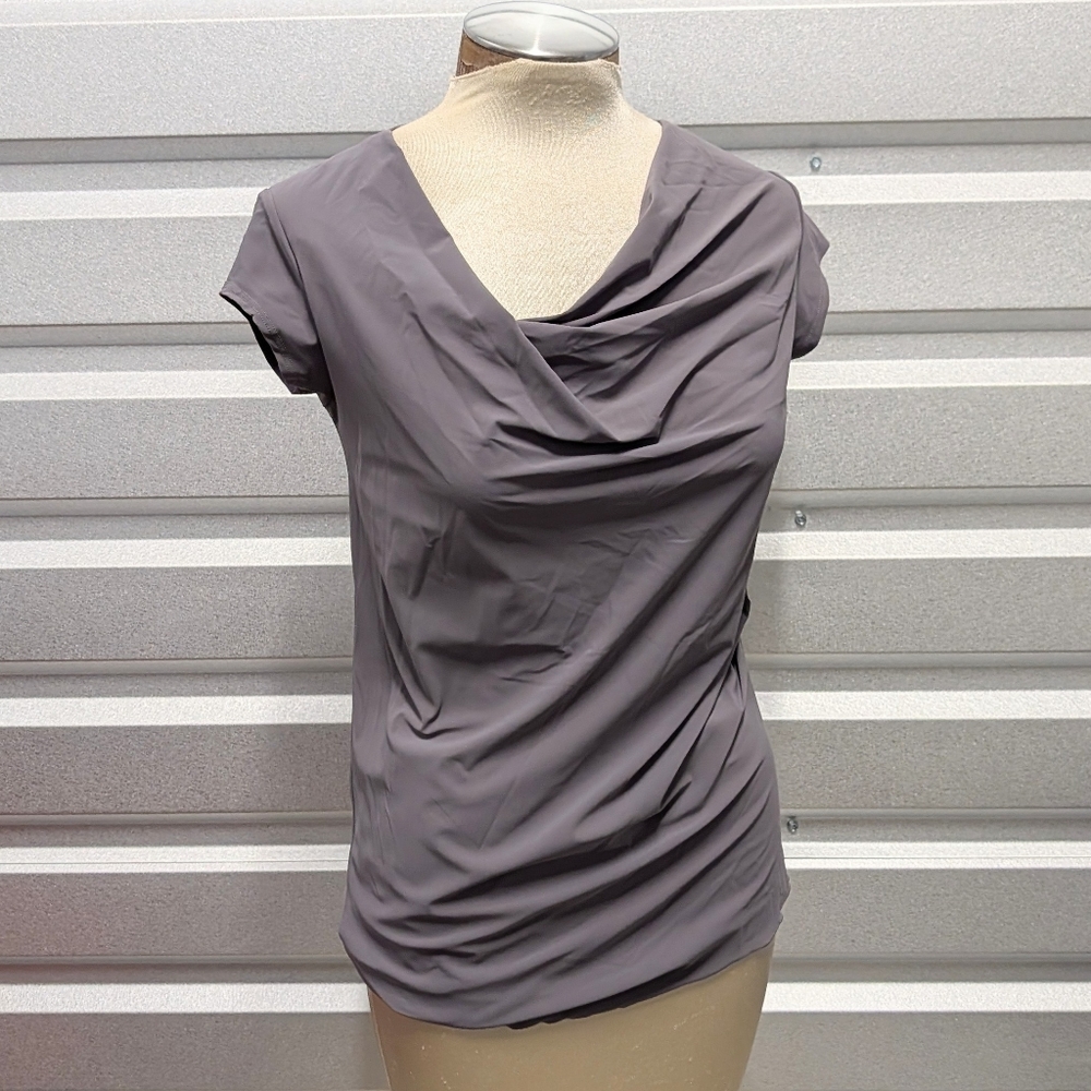 PORTO virgo asymmetric stretch jersey top S 1